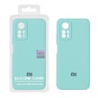 قاب سیلیکونی پاک کنی اورجینال Master Quality مدل Xiaomi Redmi Note 12S - سبزآبی (پک دار)